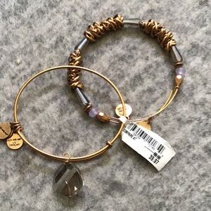 Alex and Ani Gold and Silver Expandable Wire Bracelets